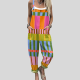Colourful Dungarees with a Check Pattern