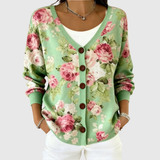 Rose | Comfortable Knitted Cardigan with Buttons