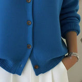 Marilyn | Collared Button-Front Cardigan