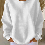 Diane | Classic Waffle Knit Sweater