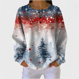 Annika - Christmas Jumper with Gentle Christmas Tree Pattern