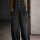 Amelia - Vintage Cotton Dungarees