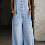 Amelia - Vintage Cotton Dungarees