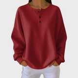 Helene - Pullover made from soft waffle fabric