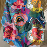 Ida | Pullover with Large Colourful Flowers