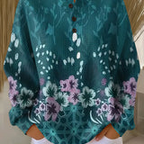 Nora | Pullover with Floral Design