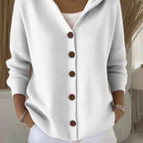 Doris | Hooded Knit Cardigan