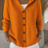 Doris | Hooded Knit Cardigan