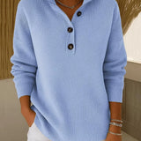 Eleanor | V-Neck Polo Collar Sweater