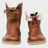 Camilla | Women's Waterproof Leather Boots with Wool Lining
