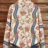 Camila - Climbing Rose Ribbon Cardigan