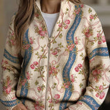 Camila - Climbing Rose Ribbon Cardigan