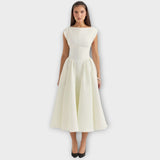 Victoria - Stylish Midi Dress