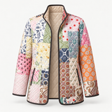 Daphne - Floral Print Quilted Jacket