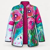 Tessa - Floral Patterned Quilted Jacket