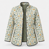 Faith - Floral-Printed Quilted Jacket