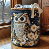 Quilted Laundry Basket – Owl