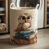 Quilted Laundry Basket – Owl