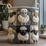 Quilted Laundry Basket – Little Lamb