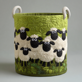 Quilted Laundry Basket – Little Lamb