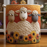Quilted Laundry Basket – Little Lamb