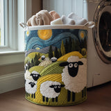 Quilted Laundry Basket – Little Lamb