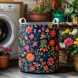 Quilted Laundry Basket – Boho Style