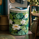 Quilted Laundry Basket – Delicate Lilies