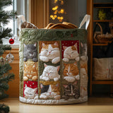 Quilted Laundry Basket – Charming Cat