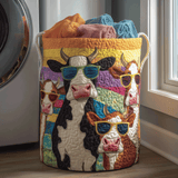Quilted Laundry Basket – Highland Cow