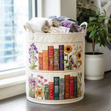 Quilted Laundry Basket – Literary Sample