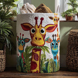 Quilted Laundry Basket – Playful Spotty Design