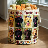 Quilted Laundry Basket – Labrador