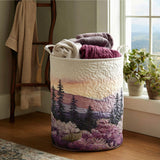 Quilted Laundry Basket – Wisteria