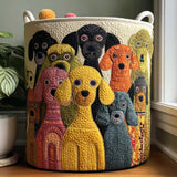 Quilted Laundry Basket – Lockigem Puppy
