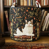 Quilted Laundry Basket – Cats