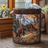Quilted Laundry Basket – Bear