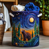 Quilted Laundry Basket – Bear