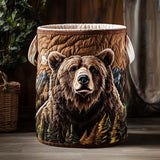 Quilted Laundry Basket – Bear