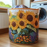 Quilted Laundry Basket – Sunflowers