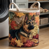 Quilted Laundry Basket – German Shepherd