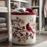 Quilted Laundry Basket – Autumn Leaves