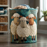 Quilted Laundry Basket – Soft Animal