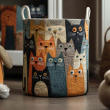 Quilted Laundry Basket – Colourful Fantasy
