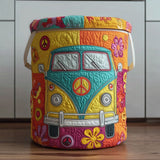 Quilted Laundry Basket – Colourful Hippie Style