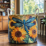 Quilted Laundry Basket – Dragonflies