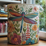 Quilted Laundry Basket – Dragonflies