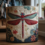 Quilted Laundry Basket – Dragonflies