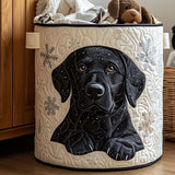 Quilted Laundry Basket – Winter Motif