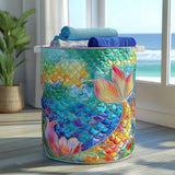 Quilted Laundry Basket – Marine Motif